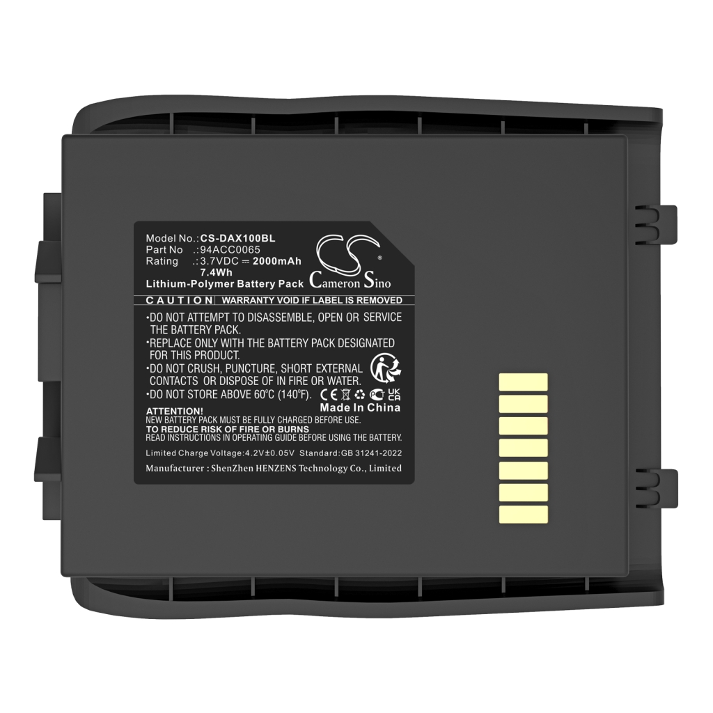 Barcode, Scanner Akkus Datalogic CS-DAX100BL