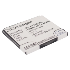 Compatible battery replacement for DOPOD 35H00128-00M,BA S400,BB81100