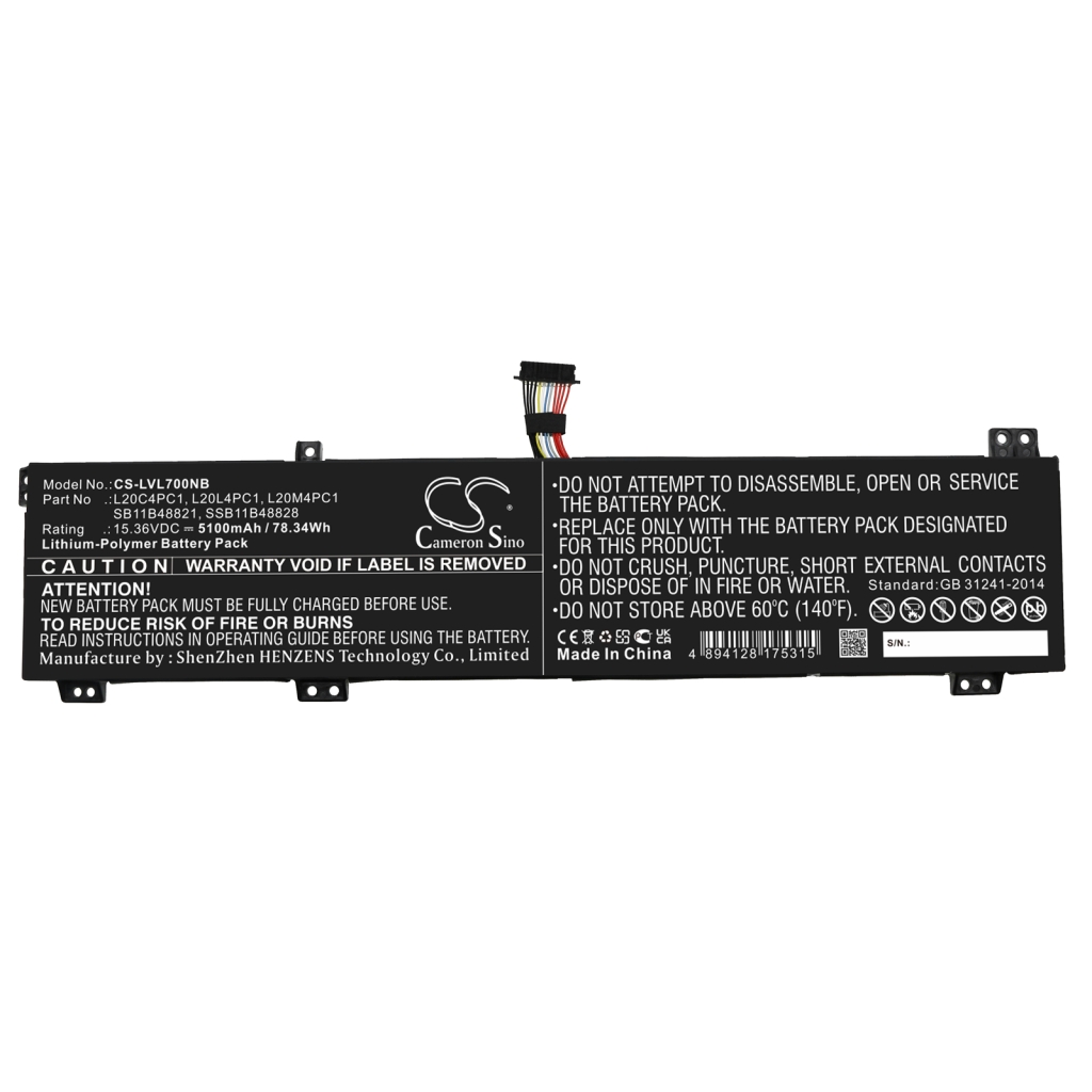 Battery Replaces L20C4PC1