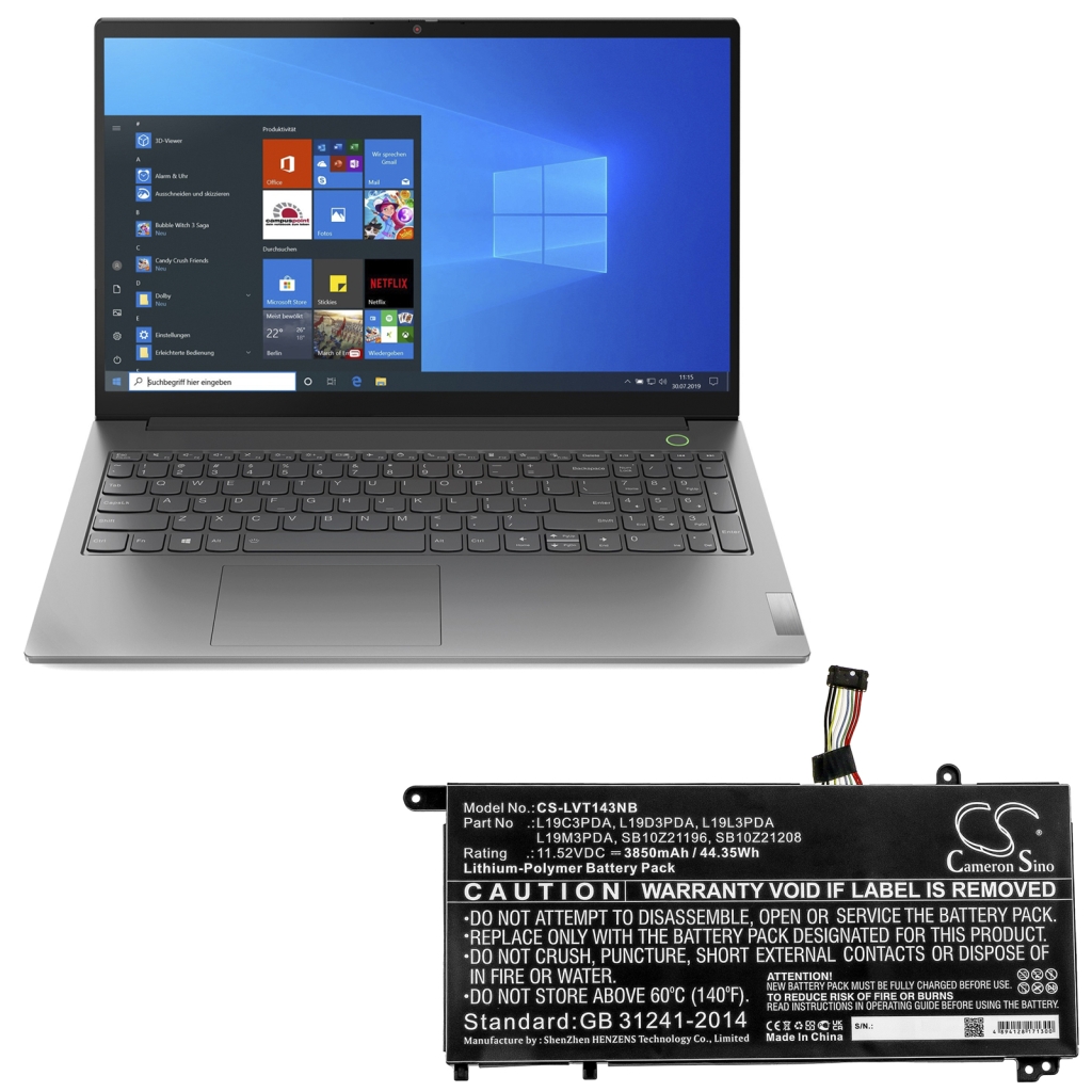 Battery Replaces L19M3PDA