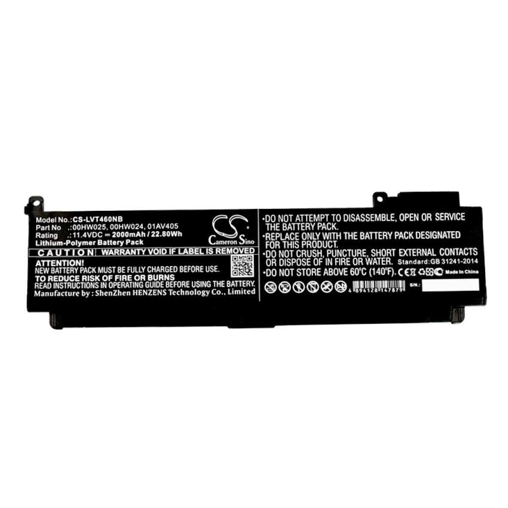 Battery Replaces 01AV407
