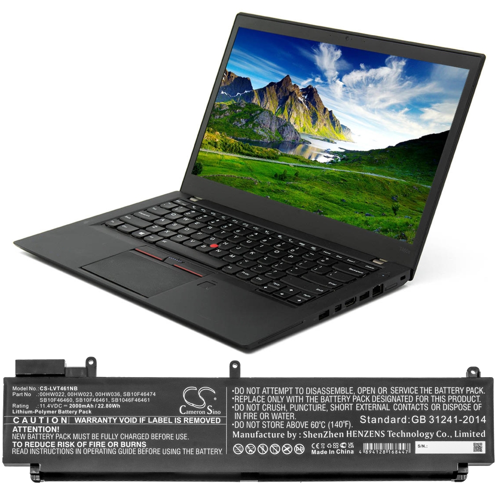Notebook battery Lenovo ThinkPad T470s (20HF004UGE)