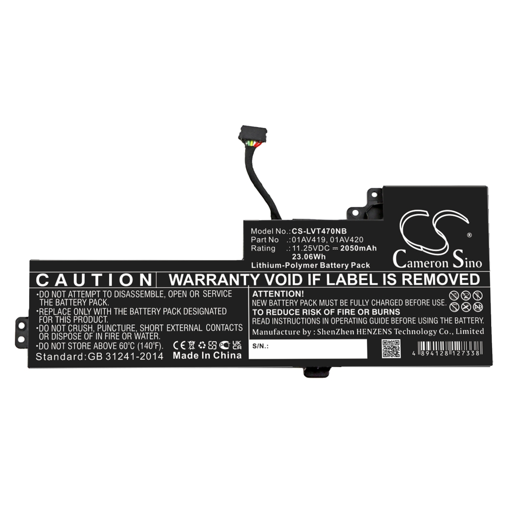 Notebook battery Lenovo Thinkpad T470