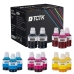 TCTK Druckerpatronen GI-50PGBK 2er Set Schwarz kompatibel mit Canon PIXMA G 5045 5050 5055 6045 6050 6055 7045 7050 7055, für PIXMA GM 2050 4040 4050, ersetzt 3386C001