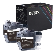 TCTK Druckerpatronen LC3213BK 2er Set Schwarz kompatibel mit Brother DCP-J 572 DW, DCP-J 772 DNW DW, DCP-J 774 DW, MFC-J 490, MFC-J 491 DW, MFC-J 497 DW, MFC-J 890, MFC-J 890 DW, MFC-J 895 DW
