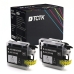 TCTK Druckerpatronen LC-1100 2er Set Schwarz kompatibel mit Brother DCP-145 C, DCP-163 C, DCP-165 C, DCP-185 C, DCP-195 C, DCP-197 C, DCP-365 CN, DCP-375 CW, DCP-380, DCP-383 C, ersetzt LC1100BK