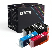 TCTK Druckerpatronen PGI-550XL 2er Set Schwarz kompatibel mit Canon PIXMA IP 7200 7240 7250 8700 8720 8750, für PIXMA IX 6800 6850, für PIXMA MG 5400 5450 5500 5550 5600 5650 5655, ersetzt 6443B001