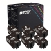 TCTK Druckerpatronen 912XL 2er Set Schwarz kompatibel mit HP OfficeJet 8010, OfficeJet Pro 8010 8012 8013 8014 8015 8017 8018 8020 8022 8023 8024 8025 8026 8028 8035, ersetzt 3YL84AE