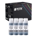 TCTK Druckerpatronen GI-53BK 4er Set Schwarz kompatibel mit Canon PIXMA G 550 650, ersetzt 4699C001