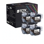 TCTK Druckerpatronen LC-422XL 4er Set Schwarz kompatibel mit Brother MFC-J 5340 DW, MFC-J 5340 DWE Ecopro, MFC-J 5345 DW, MFC-J 5740 DW, MFC-J 6540 DW DWE, MFC-J 6590 DW, ersetzt LC422XLBK