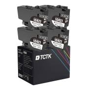 TCTK Druckerpatronen LC-427 4er Set Schwarz kompatibel mit Brother HL-J 6010 DW, für MFC-J 5955 DW, für MFC-J 6950, für MFC-J 6955 DW, für MFC-J 6957 DW DWT, für MFC-J 6959 DW, ersetzt LC427BK