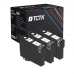 TCTK Druckerpatronen T1281 4er Set Schwarz kompatibel mit Epson Stylus Office BX 305 F FW, für Stylus Office BX 305 FW Plus, für Stylus S 22, für Stylus SX 125 130 230 235, ersetzt C13T12814012