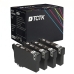 TCTK Druckerpatronen 18XL 4er Set Schwarz kompatibel mit Epson Expression Home XP-100 XP-102 XP-200 XP-202 XP-205 XP-210 XP-212 XP-215 XP-225 XP-30 XP-300 XP-302 XP-305 XP-310, ersetzt C13T18114012