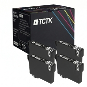 TCTK Druckerpatronen 604XL 4er Set Schwarz kompatibel mit Epson Expression Home XP-2200 XP-2205 XP-3200 XP-3205, Expression Home XP-3205 E, Expression Home XP-4200 XP-4205, ersetzt C13T10H14010