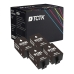TCTK Druckerpatronen 912XL 4er Set Schwarz kompatibel mit HP OfficeJet 8010, OfficeJet Pro 8010 8012 8013 8014 8015 8017 8018 8020 8022 8023 8024 8025 8026 8028 8035, ersetzt 3YL84AE