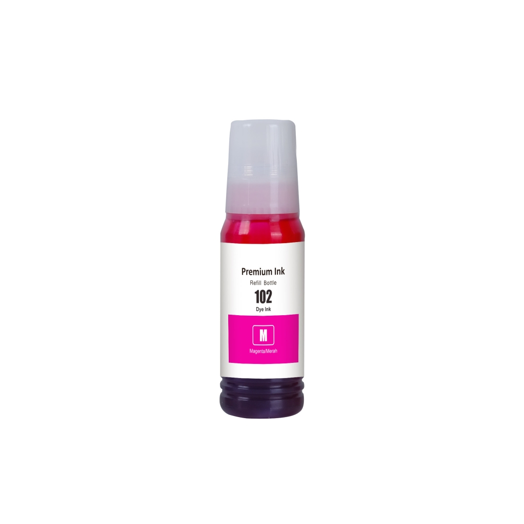 Kompatibel mit Epson 102 M / 70ml Tinte Magenta (Druckertinte)