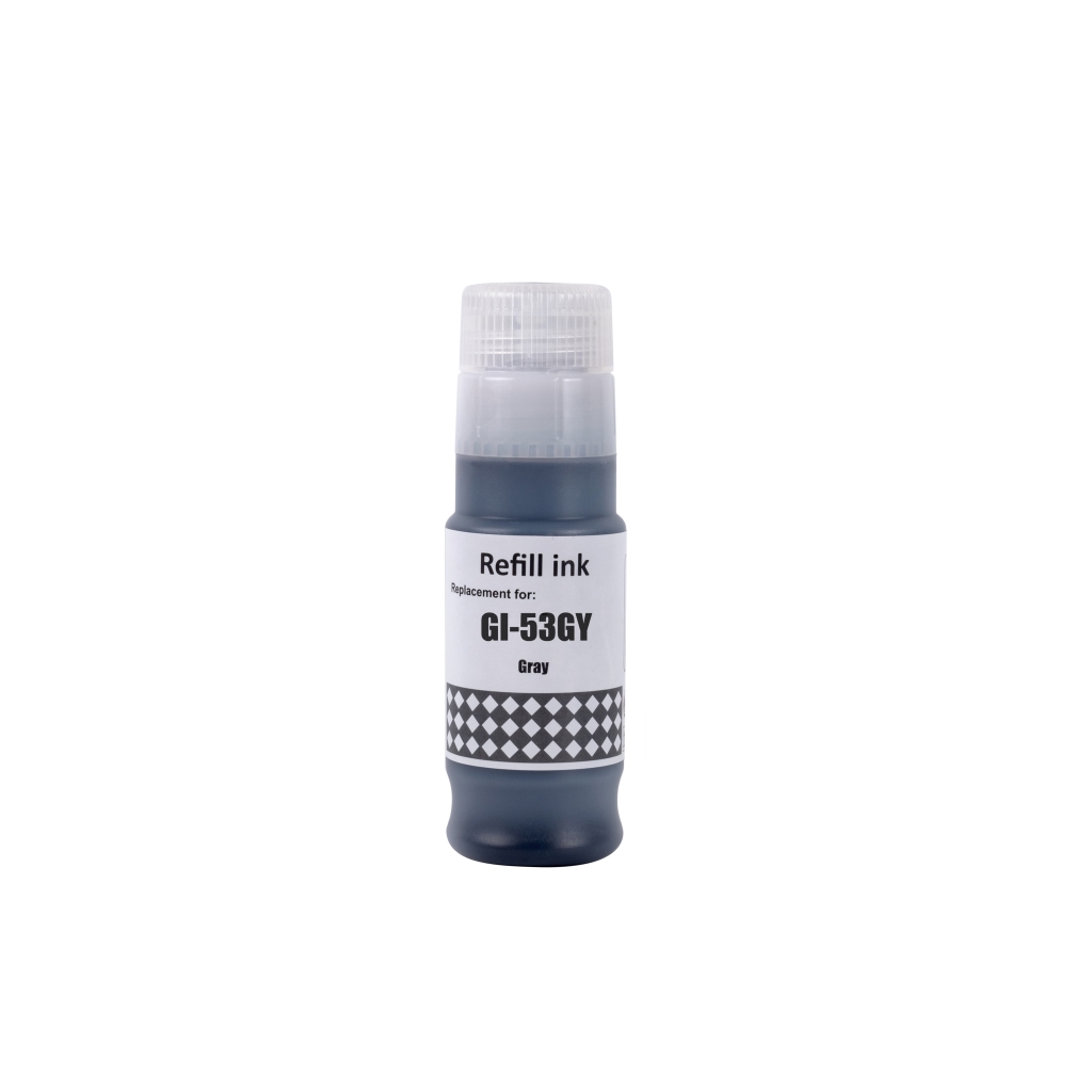 Kompatibel mit Canon GI-53GY / 70ml Tinte Grau (Druckertinte)
