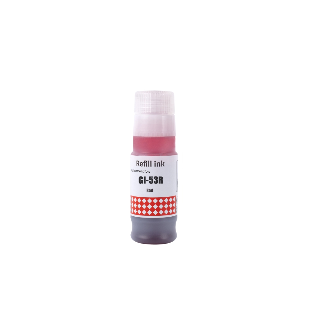 Kompatibel mit Canon GI-53R / 70ml Tinte Rot (Druckertinte)