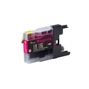 Kompatibel mit Brother LC12 / 12ml Tinte Magenta (Tintenpatronen)
