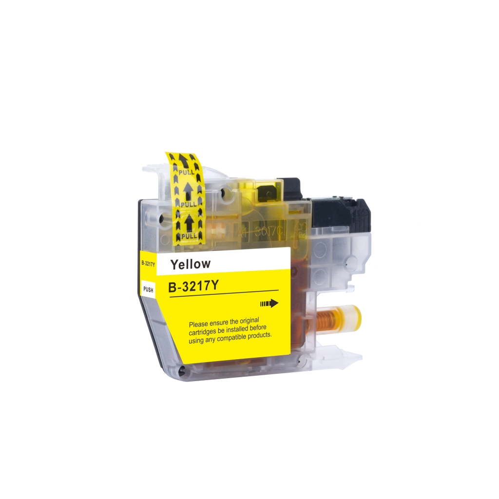 Kompatibel mit Brother LC3217Y / 12ml Tinte Gelb (Tintenpatronen)