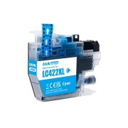 Kompatibel mit Brother LC422XLC / 19ml Tinte Cyan (Tintenpatronen)