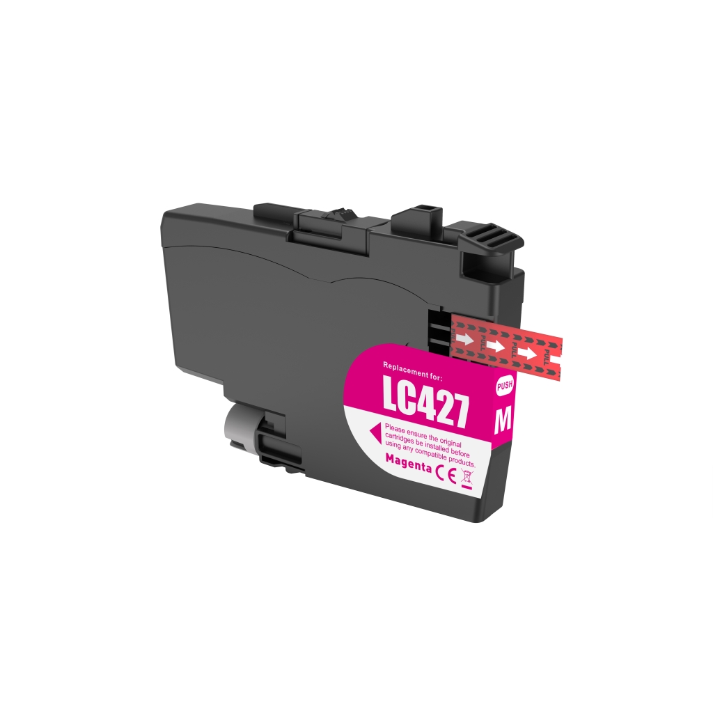 Kompatibel mit Brother LC427XLM / 53ml Tinte Magenta (Tintenpatronen)