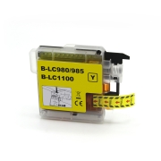 Kompatibel mit Brother LC980 / 12ml Tinte Gelb (Tintenpatronen)