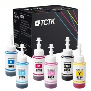 TCTK Druckerpatronen 100ml 100mlT6732 100ml 100ml T6735 100mlT6736 6er Set Multicolor kompatibel mit Epson L1800 Epson L1800, für L800 Epson L800, für L805 Epson L805, für L810 Epson L810