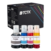 TCTK Druckerpatronen GI-51PGBK GI-51C GI-51M GI-51Y 4er Set CMYK kompatibel mit Canon PIXMA G 1520 1530 1560 2520 2560 2570 3520 3560 3570 3571 3572 3590 4570, ersetzt 4529C001