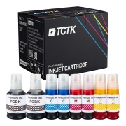 TCTK Druckerpatronen GI-51PGBK GI-51C GI-51M GI-51Y 8er Set CMYK (je 2x) kompatibel mit Canon PIXMA G 1520 1530 1560 2520 2560 2570 3520 3560 3570 3571 3572 3590 4570, ersetzt 4529C001