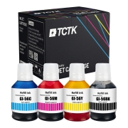 TCTK Druckerpatronen GI-56C GI-56M GI-56Y GI-56BK 4er Set CMYK kompatibel mit Canon MAXIFY GX 3040 3050 4040 4050 5050 5150 5540 5550 6050 6150 6550 7050 7055 7150, ersetzt 4430C001