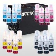 TCTK Druckerpatronen 70ml E-101BK E-101C E-101M E-101Y 16er Set CMYK (je 4x) kompatibel mit Epson EcoTank L14150 L4150 L4160 L4260 L4266 L6160 L6170 L6176 L6190 L6260 L6270 L6276 L6290