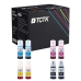 TCTK Druckerpatronen E-103BK E-103C E-103M E-103Y 8er Set CMYK (je 2x) kompatibel mit Epson EcoTank L1110 L1210 L1230 L1250 L1270 L3100 L3101 L3110 L3111 L3150 L3151 L3156 L3160 L3210 L3211 L3230