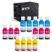 TCTK Druckerpatronen 70ml GT52M GT52Y 12er Set CMY (je 4x) kompatibel mit HP DeskJet GT 5810 5820 5822, für Ink Tank 115 118 310 311 315 318 319 410 411 412 415 416 418 419, für Smart Tank 500 502 508