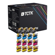 TCTK Druckerpatronen LC123BK LC123C LC123M LC123Y 16er Set CMYK (je 4x) kompatibel mit Brother DCP-J 132 W, DCP-J 150, DCP-J 152 W WR, DCP-J 172 W, DCP-J 4110 DW W, DCP-J 552 DW, DCP-J 752 DW