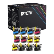 TCTK Druckerpatronen LC-125 LC-125 LC-125 LC-127 12er Set CMYK (je 3x) kompatibel mit Brother DCP-J 4110 DW W, MFC-J 4310 DW, MFC-J 4410 DW, MFC-J 4510 DW, MFC-J 4610 DW, ersetzt LC125XLC