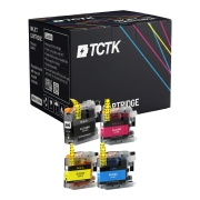 TCTK Druckerpatronen LC223BK LC223M LC223Y LC223C 4er Set CMYK kompatibel mit Brother DCP-J 4120 DW, für DCP-J 562 DW, für MFC-J 1140 W, für MFC-J 1150 DW, für MFC-J 1170 DW, für MFC-J 1180 DWT