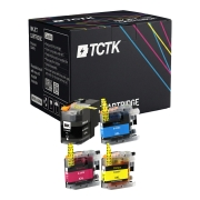 TCTK Druckerpatronen LC-22E LC-22E LC-22E LC-22E 4er Set CMYK kompatibel mit Brother MFC-J 5920 DW, ersetzt LC22EBK