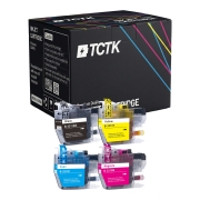 TCTK Druckerpatronen LC3211BK LC3213Y LC3213C LC3213M 4er Set CMYK kompatibel mit Brother DCP-J 572 DW, DCP-J 772 DNW DW, DCP-J 774 DW, MFC-J 490, MFC-J 491 DW, MFC-J 497 DW, MFC-J 890, MFC-J 890 DW