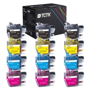 TCTK Druckerpatronen LC3211BK LC3213Y LC3213C LC3213M 12er Set CMYK (je 3x) kompatibel mit Brother DCP-J 572 DW, DCP-J 772 DNW DW, DCP-J 774 DW, MFC-J 490, MFC-J 491 DW, MFC-J 497 DW, MFC-J 890