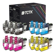TCTK Druckerpatronen LC-421XL LC-421XL LC-421XL LC-421XL 16er Set CMYK (je 4x) kompatibel mit Brother DCP-J 1050 DW, DCP-J 1140 DW, DCP-J 1800 DW, MFC-J 1010 DW, ersetzt LC421XLBK