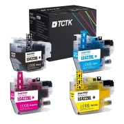 TCTK Druckerpatronen LC-422XL LC-422XL LC-422XL LC-422XL 4er Set CMYK kompatibel mit Brother MFC-J 5340 DW, MFC-J 5340 DWE Ecopro, MFC-J 5345 DW, MFC-J 5740 DW, MFC-J 6540 DW DWE, ersetzt LC422XLBK