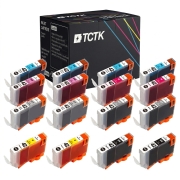 TCTK Druckerpatronen CLI-42BK CLI-42C CLI-42GY CLI-42LGY CLI-42M CLI-42PC CLI-42PM CLI-42Y 16er Set Multicolor (je 2x) kompatibel mit Canon PIXMA PRO-100 PRO-100S, ersetzt 6384B001