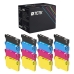 TCTK Druckerpatronen T1291 T1292 T1293 T1294 16er Set CMYK (je 4x) kompatibel mit Epson Stylus Office B 42 WD, für Stylus Office BX 305 F FW, für Stylus Office BX 305 FW Plus, ersetzt C13T12914010