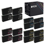 TCTK Druckerpatronen T7021 T7022 T7023 T7024 16er Set CMYK (je 4x) kompatibel mit Epson WorkForce Pro WP-4000 WP-4015DN WP-4025DW WP-4095DN WP-4500 WP-4515DN WP-4525DNF WP-4535DWF WP-4545DTWF