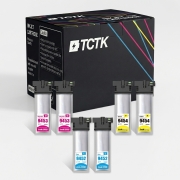TCTK Druckerpatronen T9452 T9453 T9454 6er Set CMY (je 2x) kompatibel mit Epson WorkForce Pro WF-C 5210 DW, für WorkForce Pro WF-C 5215 DW, für WorkForce Pro WF-C 5290 DW, ersetzt C13T945240