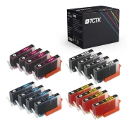 TCTK Druckerpatronen 364XL 364XL 364XL 364XL 16er Set 4x Cyan 4x Magenta 4x Gelb 4x Photo Black kompatibel mit HP DeskJet 3070A 3520 3522 3524, OfficeJet 4620, PhotoSmart 5510 5511, ersetzt CB323EE