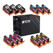 TCTK Druckerpatronen 934XL 935XL 935XL 935XL 12er Set CMYK (je 3x) kompatibel mit HP OfficeJet 6800 6812 6815 6820 6822 6825, OfficeJet e-All-in-One Printer, OfficeJet e-tout-en-un, ersetzt C2P23AE
