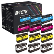 TCTK Druckerpatronen 950XL 951XL 951XL 951XL 12er Set CMYK (je 3x) kompatibel mit HP Officejet Pro 251dw 276dw 8100 8600 8610 8615 8616 8620 8625 8630 8640 8650 8660, ersetzt CN045AE