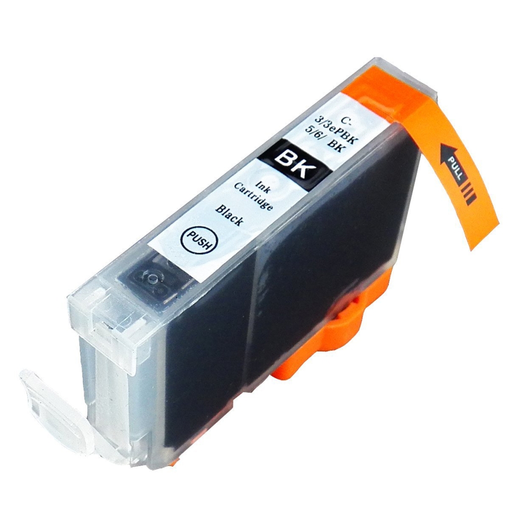 Kompatibel mit Canon BCI-3 / 28ml Tinte Schwarz (Tintenpatronen)